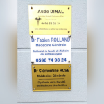 Image de plaque professionnelle