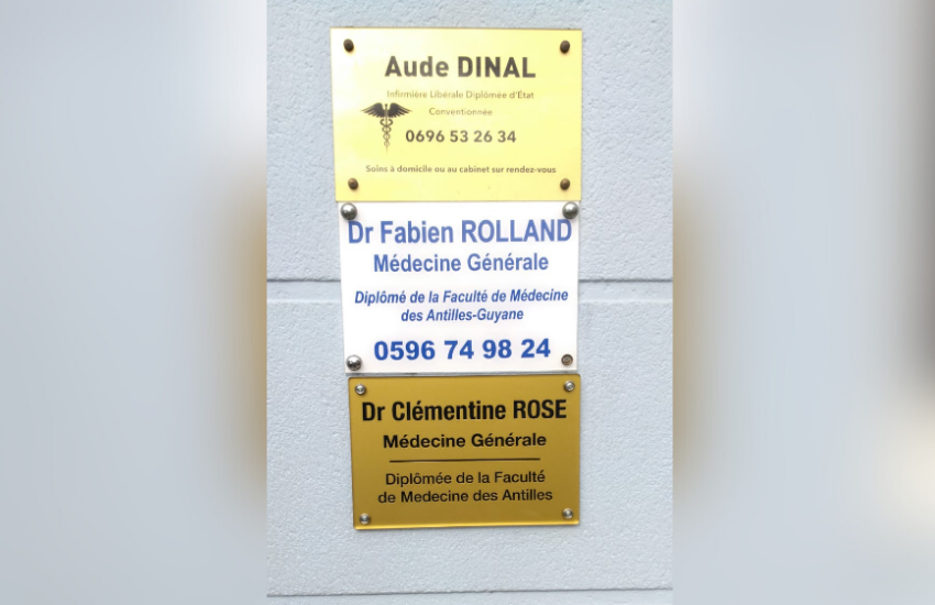 Image de plaque professionnelle
